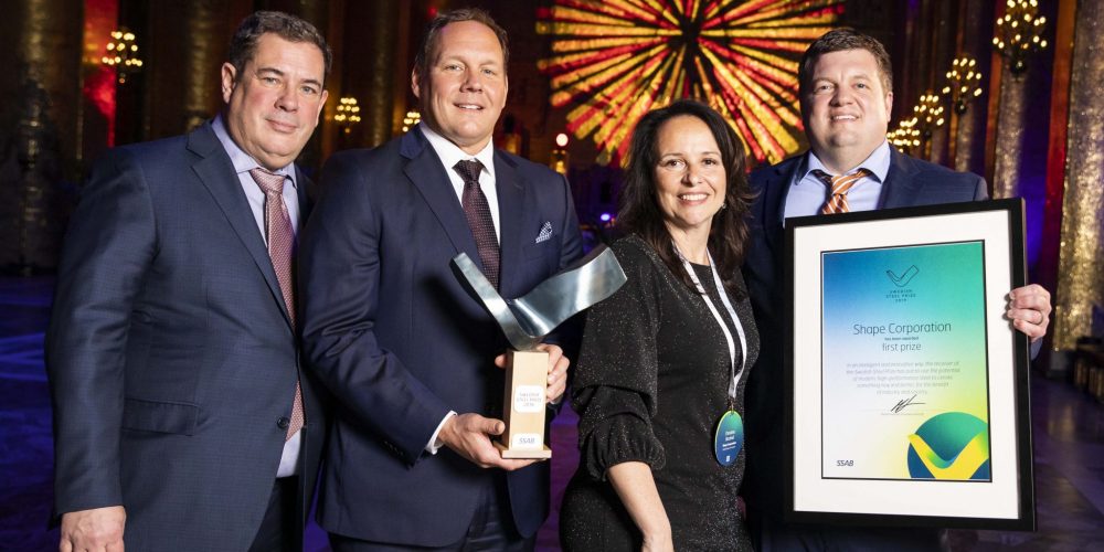 Shape Corp. wins Swedish Steel Prize 2019