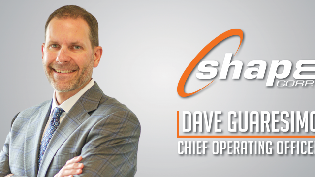 Shape Corp. Appoints Dave Guaresimo as New Chief Operating Officer