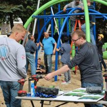 Shape Helps Build New Playground